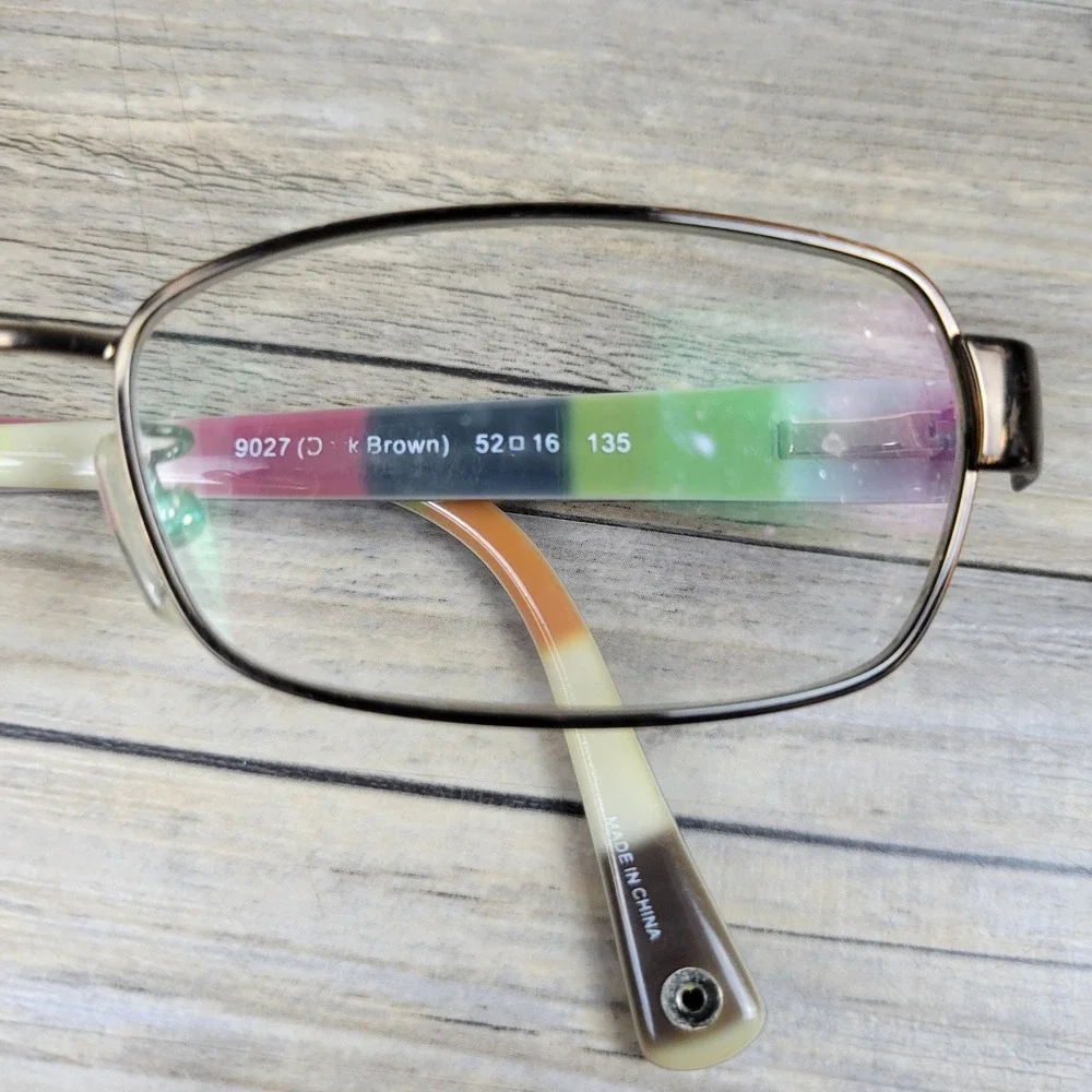 Coach Eyeglasses HC 5003 Iris 9027 Dark Brown Rectangular Womens 52-16-135